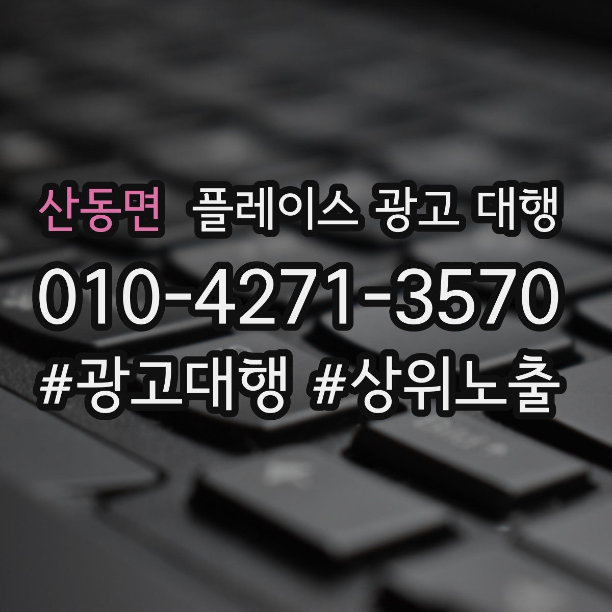 산동면 플레이스 광고 대행