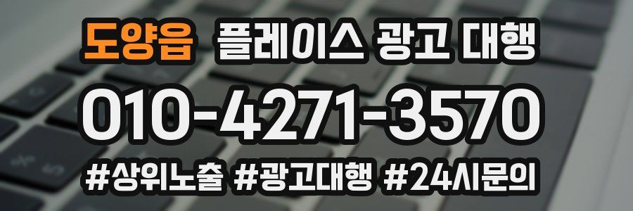 도양읍 플레이스 광고 대행