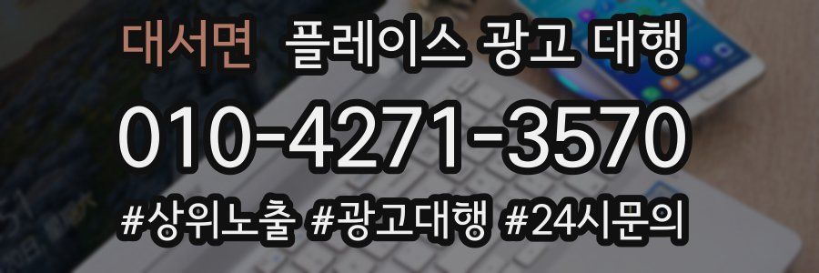 대서면 플레이스 광고 대행