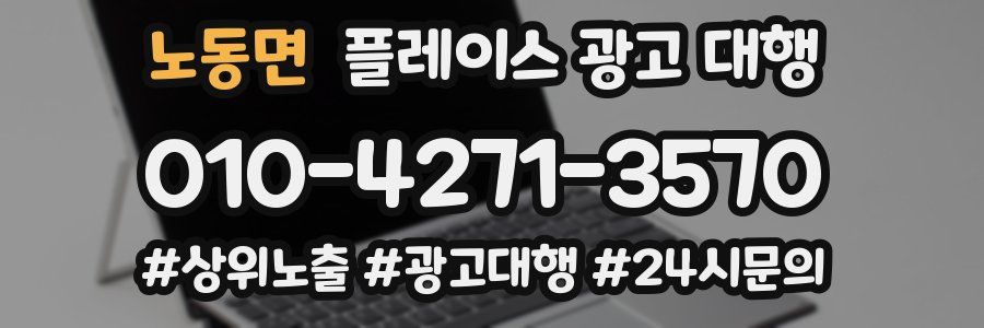 노동면 플레이스 광고 대행