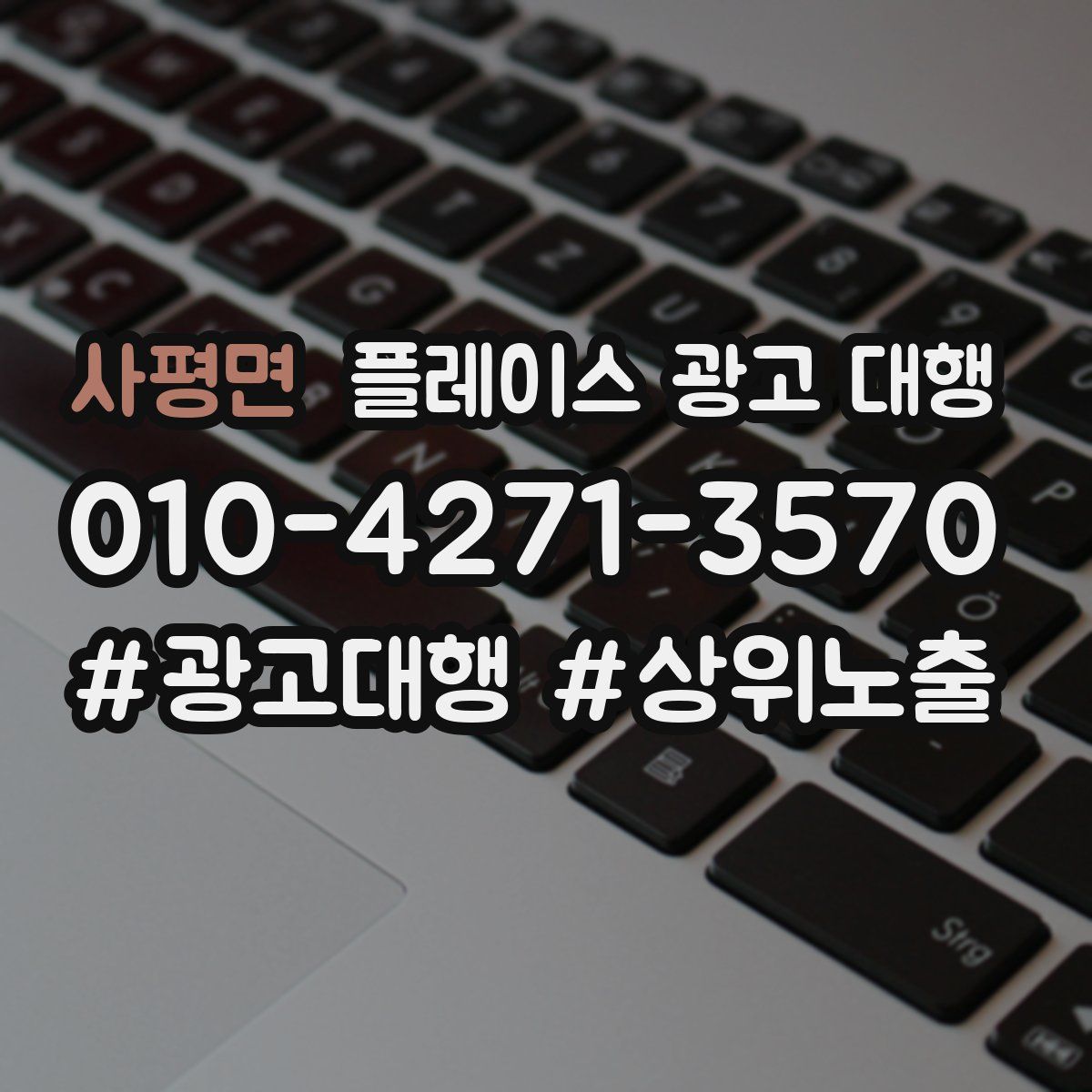 사평면 플레이스 광고 대행