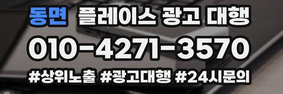 동면 플레이스 광고 대행