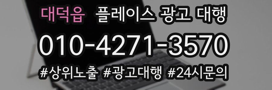 대덕읍 플레이스 광고 대행