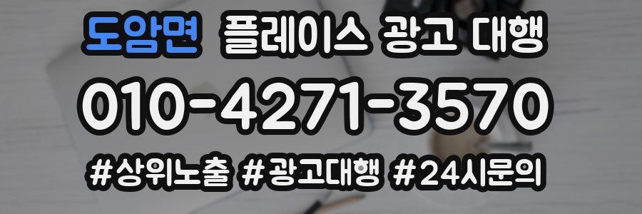 도암면 플레이스 광고 대행