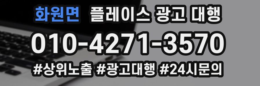 화원면 플레이스 광고 대행