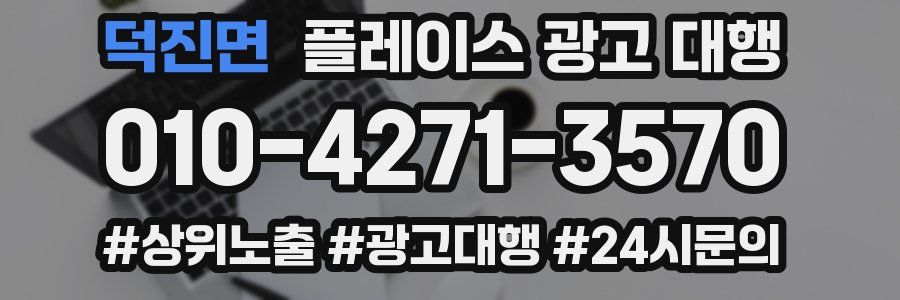 덕진면 플레이스 광고 대행
