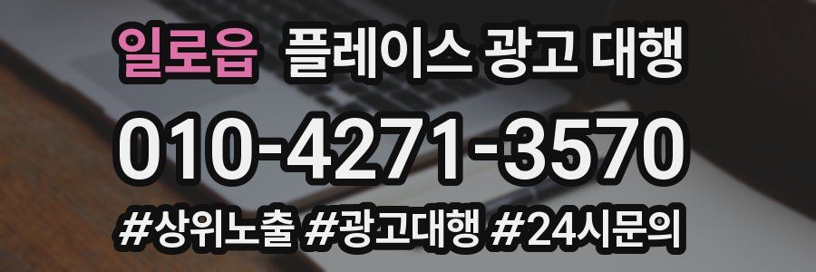 일로읍 플레이스 광고 대행
