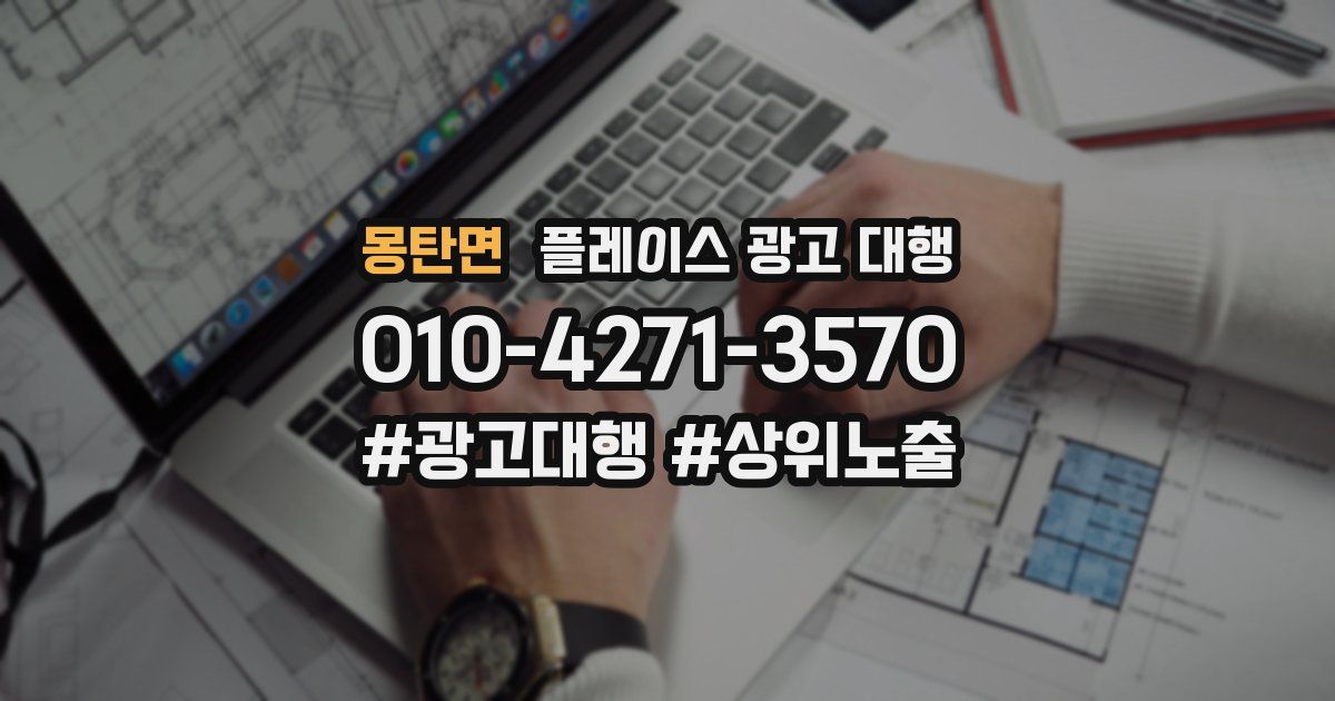 몽탄면 플레이스 광고 대행