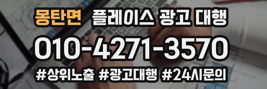 몽탄면 플레이스 광고 대행