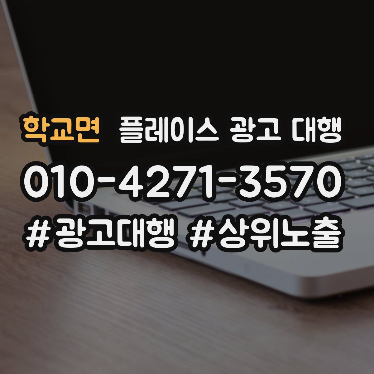학교면 플레이스 광고 대행
