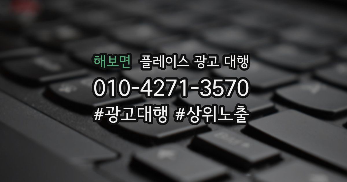 해보면 플레이스 광고 대행