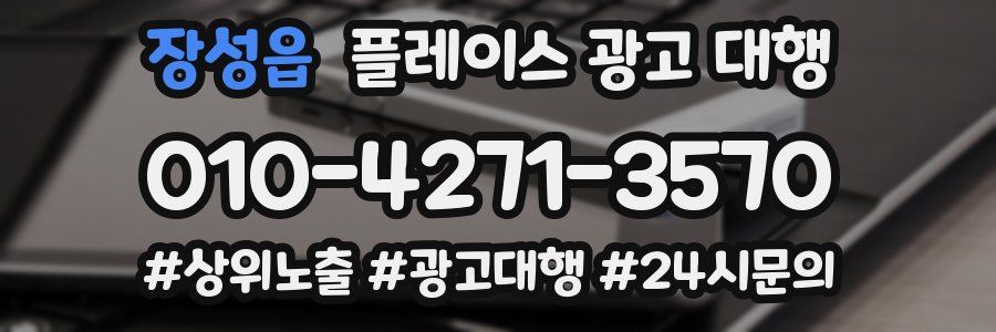 장성읍 플레이스 광고 대행