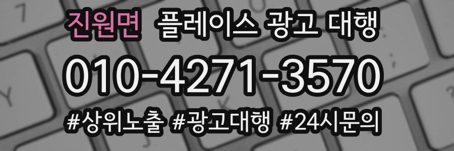 진원면 플레이스 광고 대행