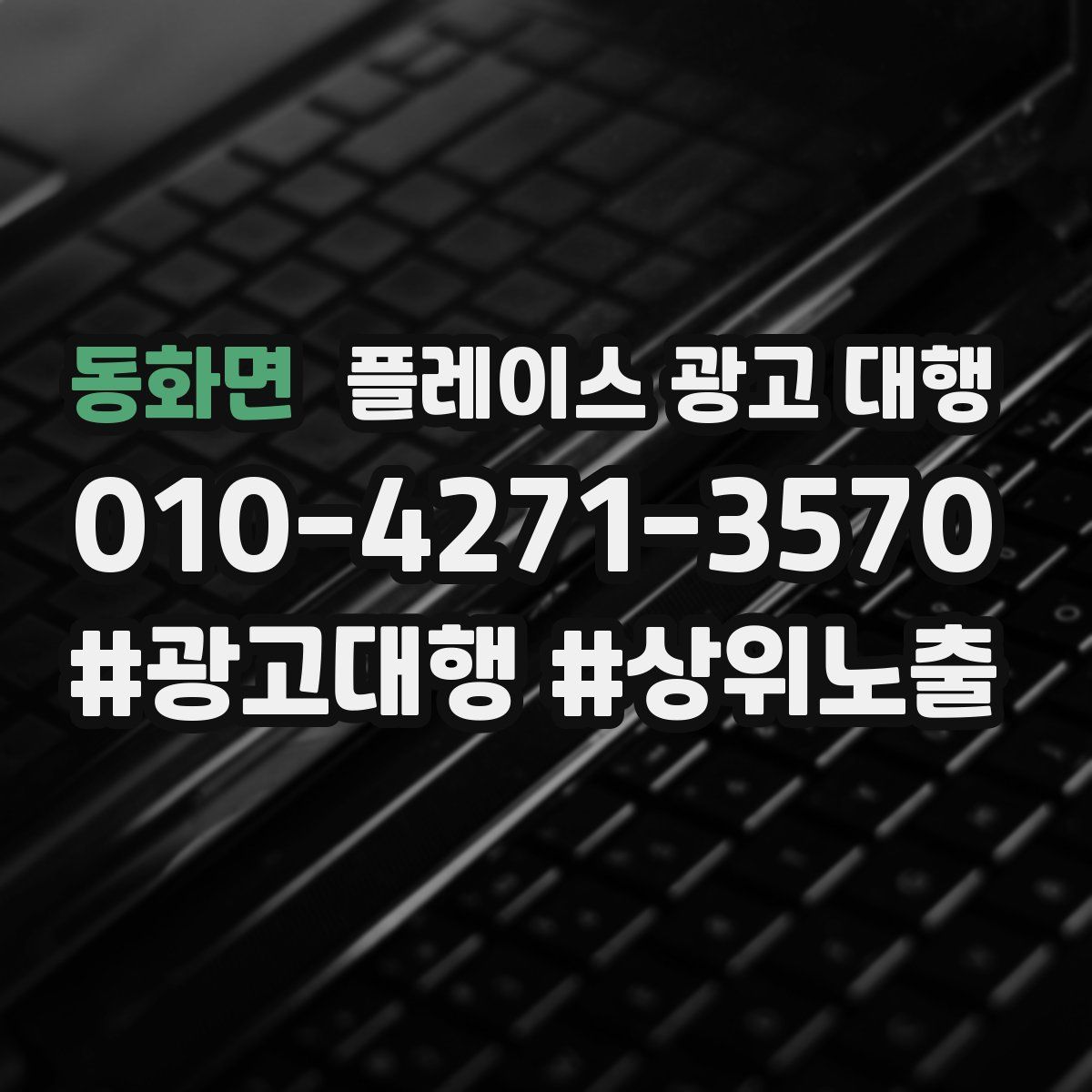 동화면 플레이스 광고 대행