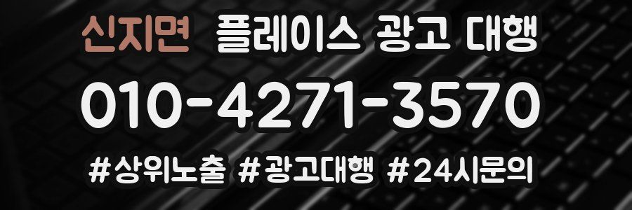 신지면 플레이스 광고 대행