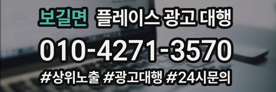 보길면 플레이스 광고 대행