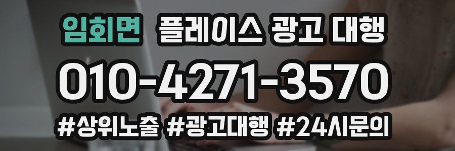 임회면 플레이스 광고 대행