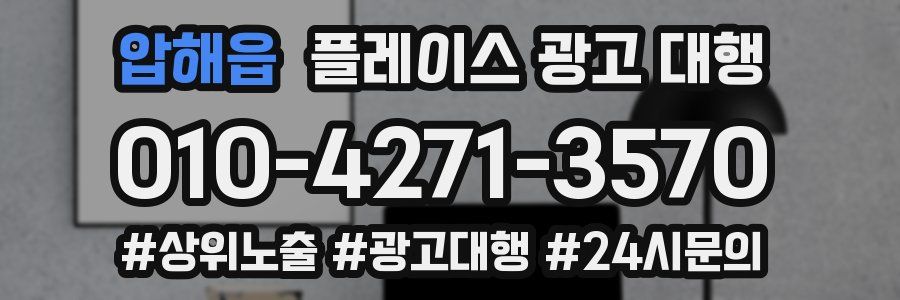 압해읍 플레이스 광고 대행