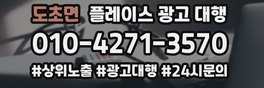 도초면 플레이스 광고 대행
