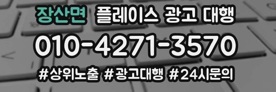 장산면 플레이스 광고 대행