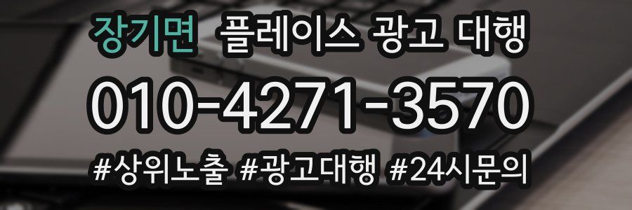 장기면 플레이스 광고 대행