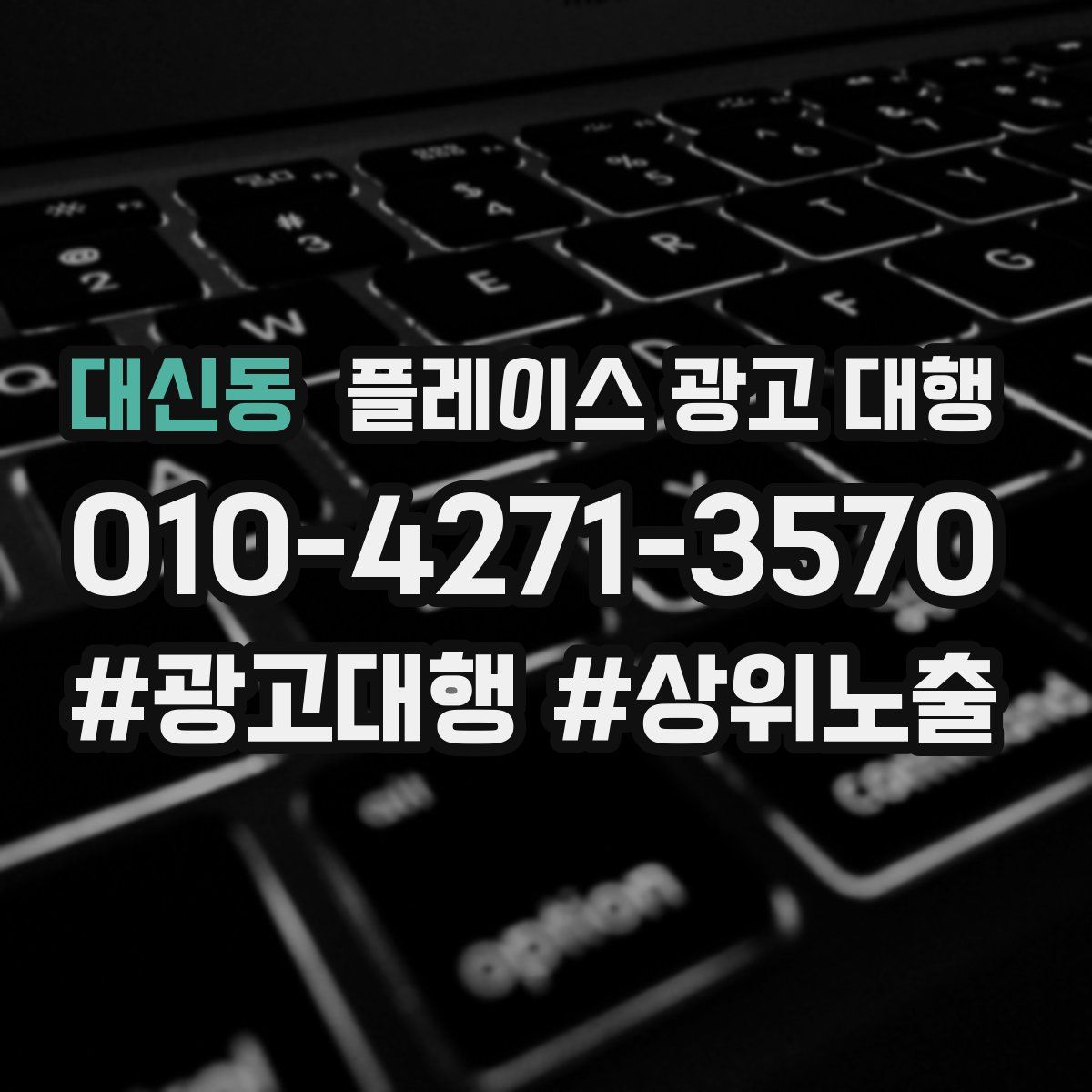 대신동 플레이스 광고 대행