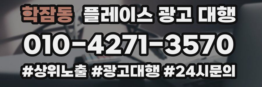 학잠동 플레이스 광고 대행