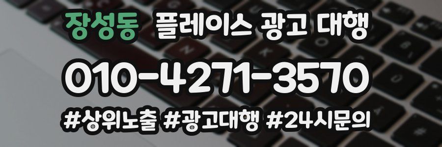 장성동 플레이스 광고 대행