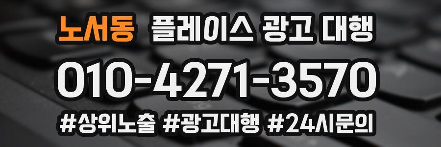 노서동 플레이스 광고 대행