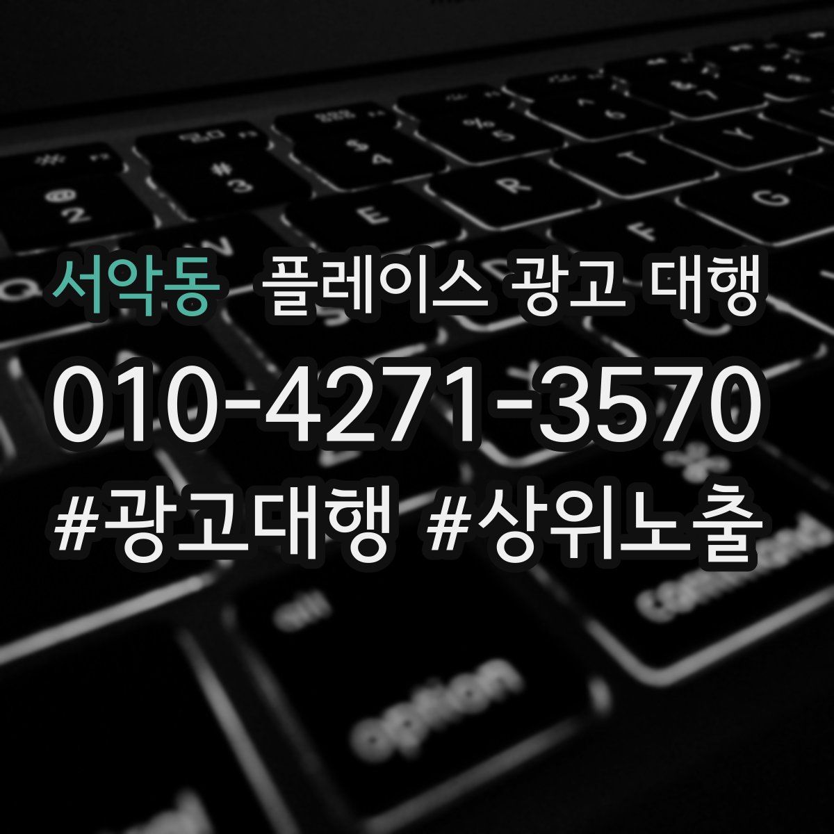 서악동 플레이스 광고 대행