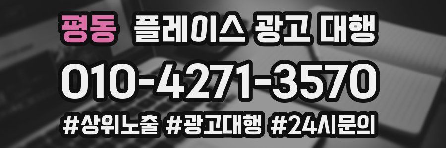 평동 플레이스 광고 대행