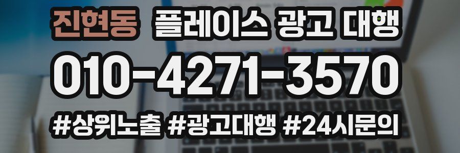 진현동 플레이스 광고 대행