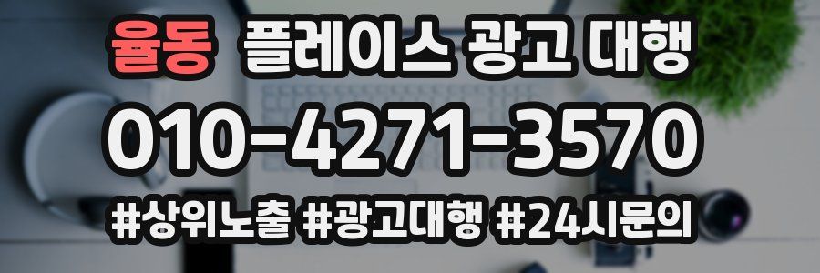 율동 플레이스 광고 대행