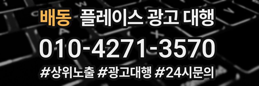 배동 플레이스 광고 대행