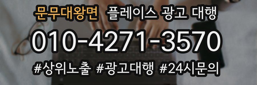 문무대왕면 플레이스 광고 대행