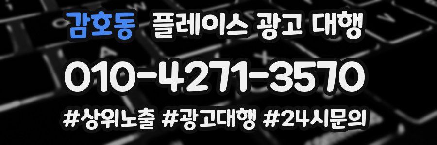 감호동 플레이스 광고 대행