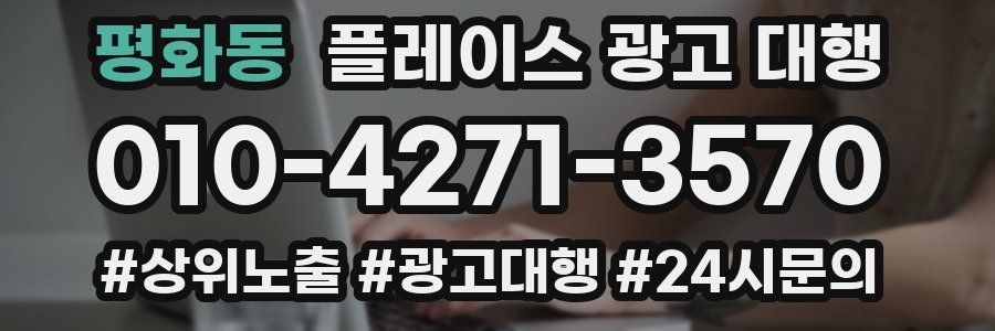 평화동 플레이스 광고 대행