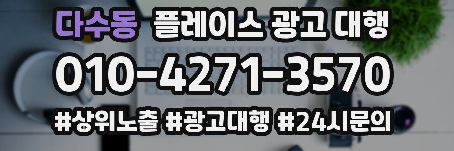 다수동 플레이스 광고 대행