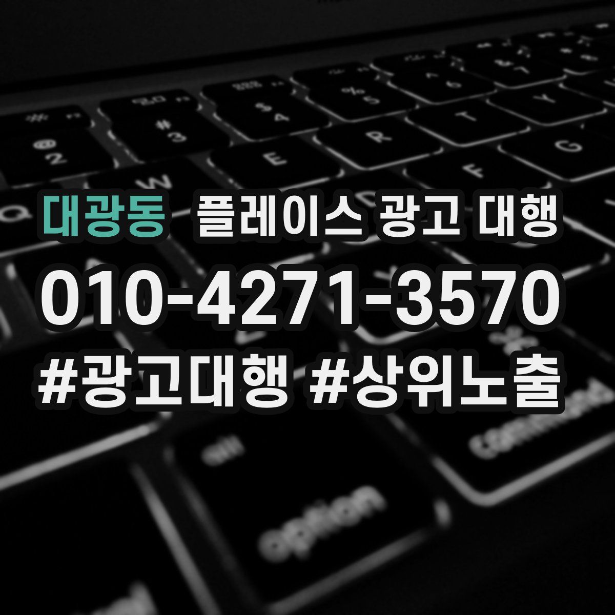 대광동 플레이스 광고 대행