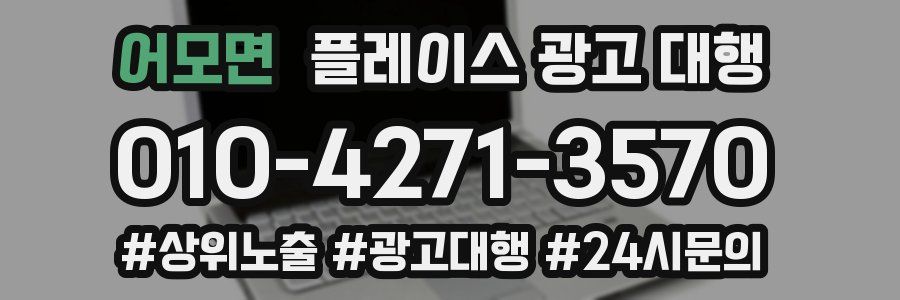 어모면 플레이스 광고 대행