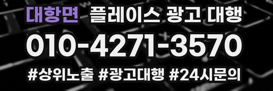 대항면 플레이스 광고 대행
