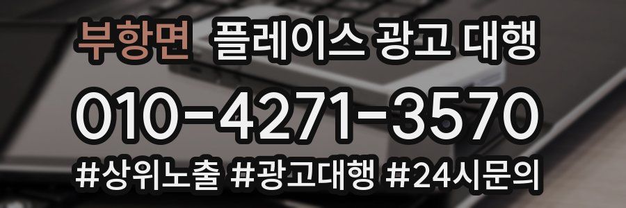 부항면 플레이스 광고 대행