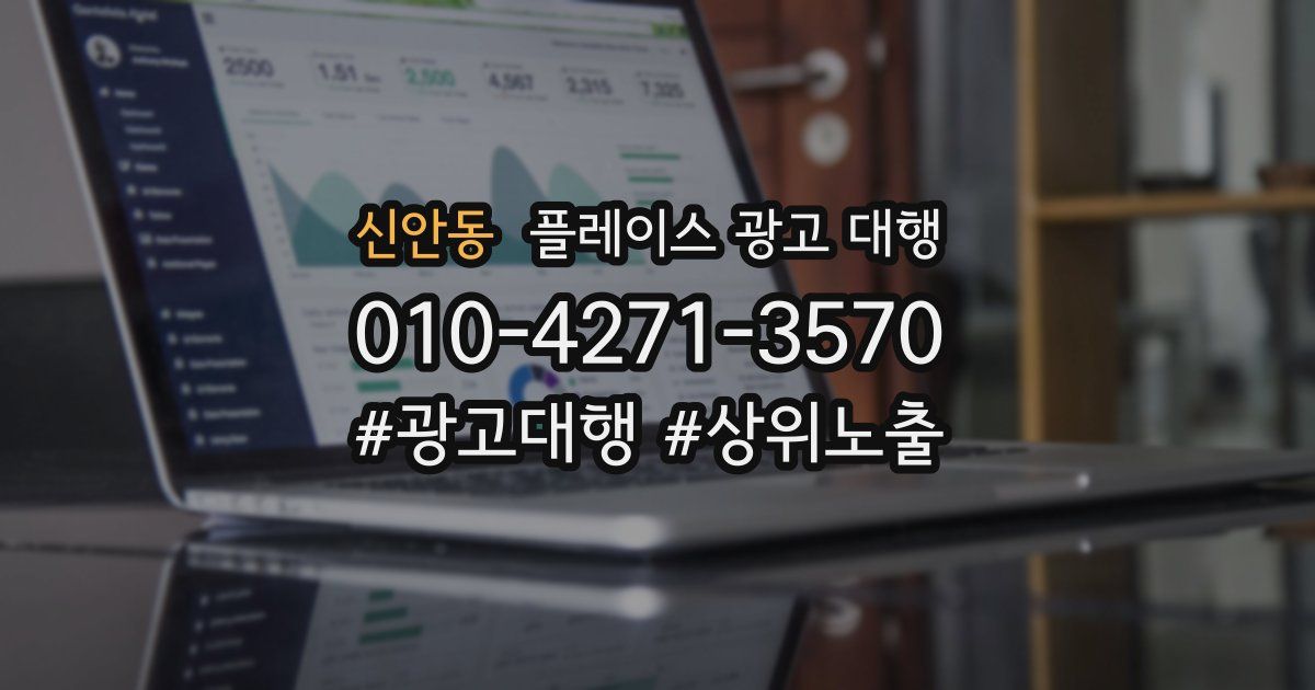 신안동 플레이스 광고 대행