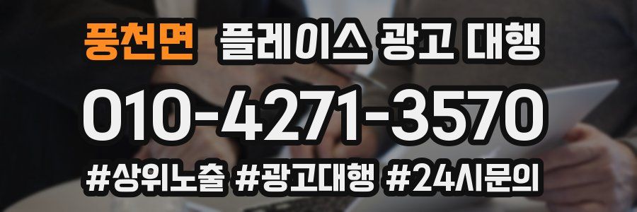 풍천면 플레이스 광고 대행