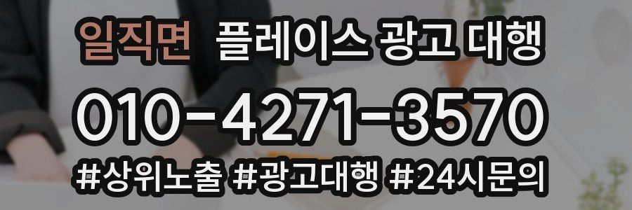 일직면 플레이스 광고 대행
