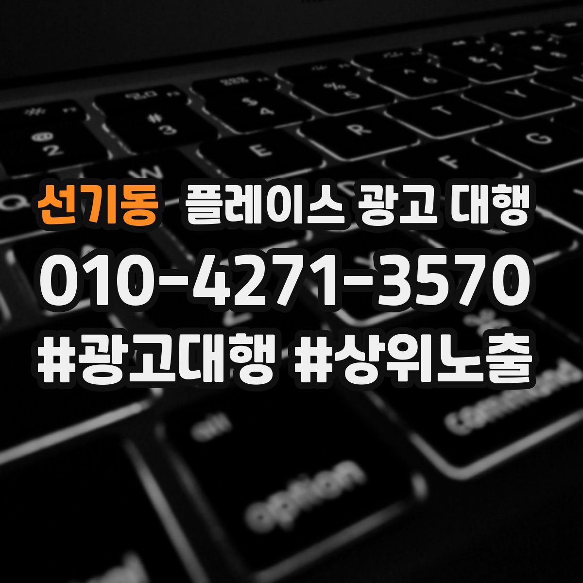 선기동 플레이스 광고 대행