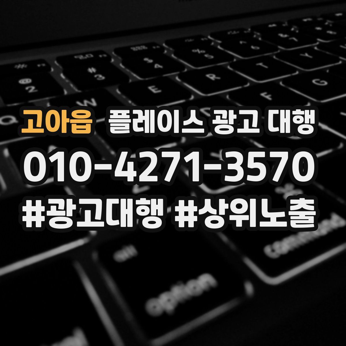 고아읍 플레이스 광고 대행