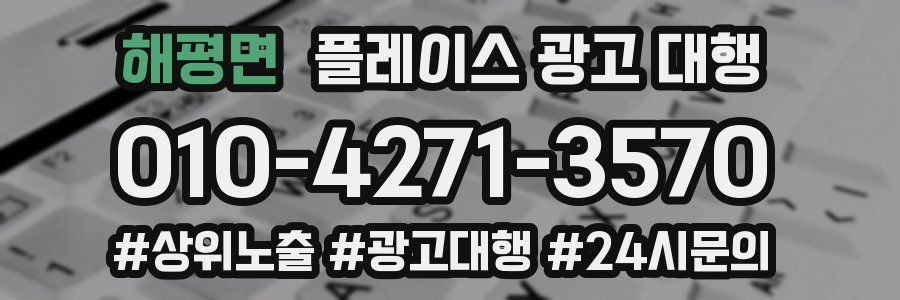 해평면 플레이스 광고 대행