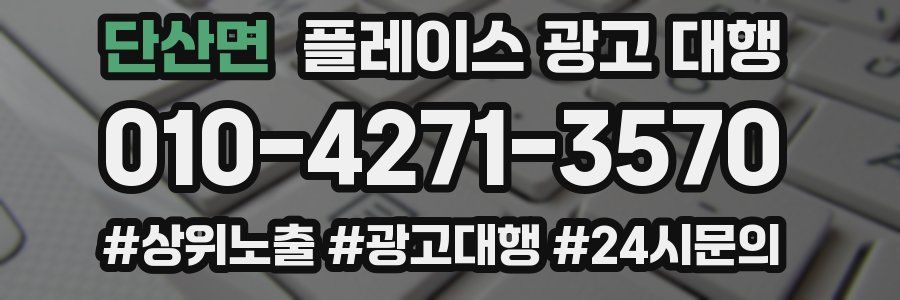 단산면 플레이스 광고 대행