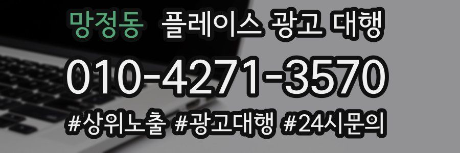 망정동 플레이스 광고 대행